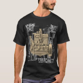 T-shirt Milwaukee Wisconsin Engine Early K (Devant)