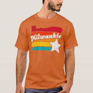 T-shirt Milwaukie Oregon Souvenir Vintage désorganisé 2