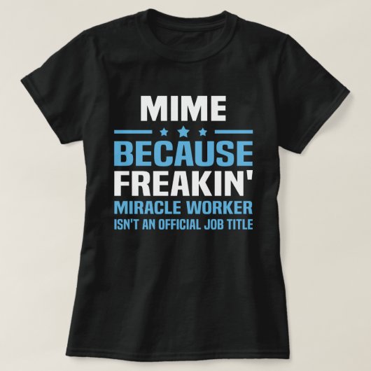 T-shirt Mime (Design devant)