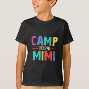 T-shirt Mimi 2025 Vacances en famille Ensemble de camping
