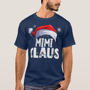 T-shirt Mimi Claus Famille de Noël Correspondant Grand-mèr