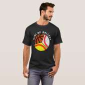 T-shirt Mimi De Ballers De Baseball Softball Mimi (Devant entier)