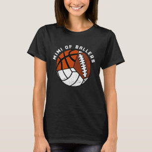 T-shirt Mimi De Ballers Volley-Basket Football Mim
