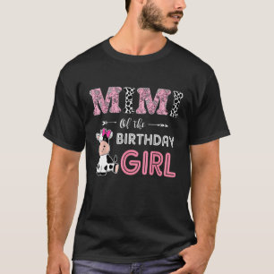 T-shirt Mimi de la ferme de la vache grand-mère de la fill
