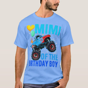 T-shirt Mimi De L'Anniversaire Boy Racing Monster Truck Fa