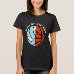 T-shirt Mimi des basketteurs drôle de volley-ball basket-b