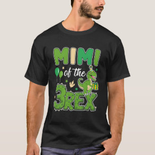 T-shirt Mimi Des Trois Rex Anniversaire Dinosaure Famille