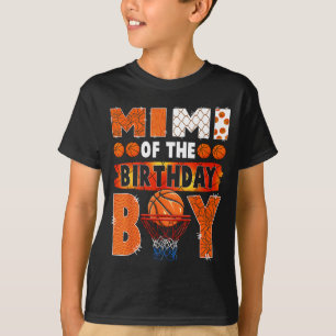T-shirt Mimi du garçon d'anniversaire amateur de basket-ba