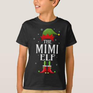 T-shirt Mimi Elf Xmas Correspondante Famille de Noël Paja
