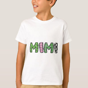 T-shirt Mimi foot drôle anniversaire foot garçon famille c