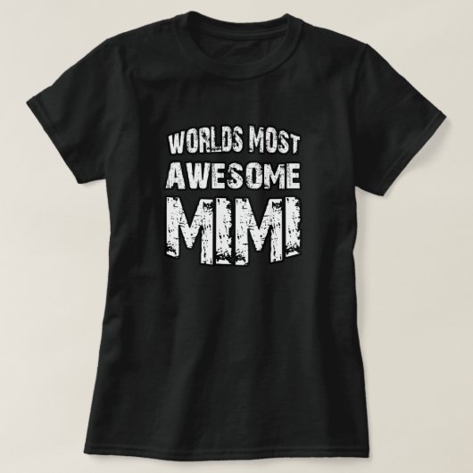 T-shirt Mimi le plus impressionnant du monde (Design devant)