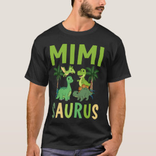 T-shirt Mimi Saurus Anniversaire Dinosaure Garçon Fille Fa