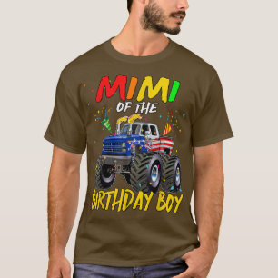 T-shirt Mimi The Birthday Boy Monster Truck Birthday Party