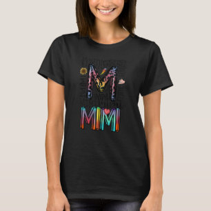 T-shirt Mimi Typographie Leopard Tie Dye Joyeuse Fête des 