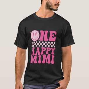 T-shirt Mimi Une Fille Thème Famille Joyeux 1er Anniversai