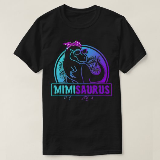 T-shirt Mimisaurus T Re Dinosaure Mimi Saurus Famille Matc (Design devant)
