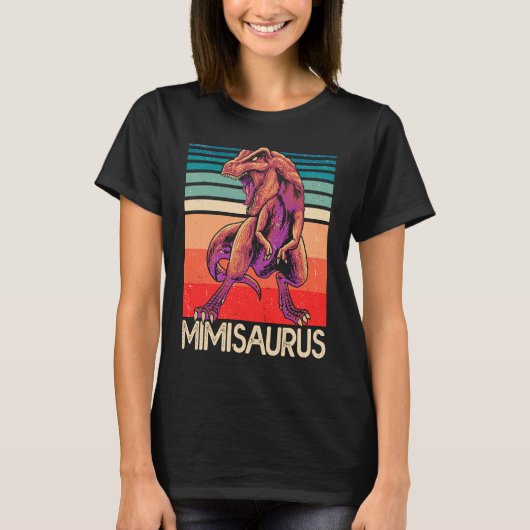 T-shirt MimiSaurus T Rex T  Mimi Saurus Dinosaure (Devant)
