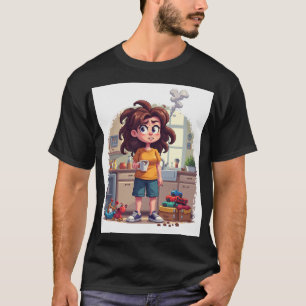 T-shirt Mince Maman Frustration - Illustration d'art pixel