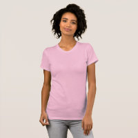 T-shirt mince rose femme
