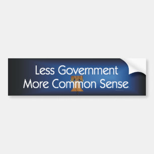 T-SHIRT Minder overheid Meer gevoel Bumpersticker