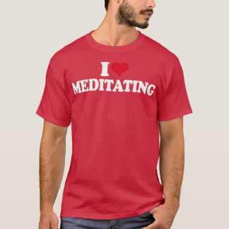 T-shirt Mindfulness J'Aime Méditer Le Yoga