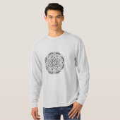 T-shirt Mindfulness Mandala Design (Devant entier)
