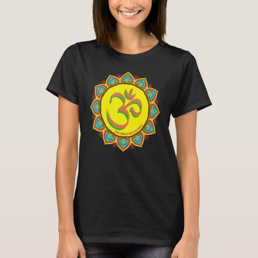 T-shirt Mindfulness Om Ohm Mandala Buddhism Yoga Meditatio (Devant)