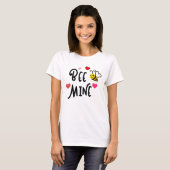 T-shirt Mine d'abeilles - Saint-Valentin (Devant entier)
