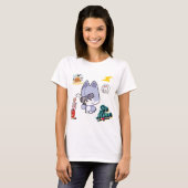 T-shirt Mine de squash (Devant entier)