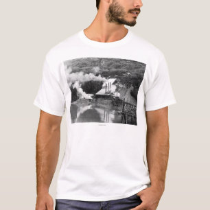 T-shirt Mine d'or dans Valdez, photographie de l'Alaska