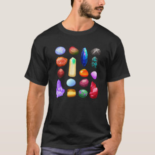 T-shirt Minéraux Gemmes et cristaux Rock Collecte