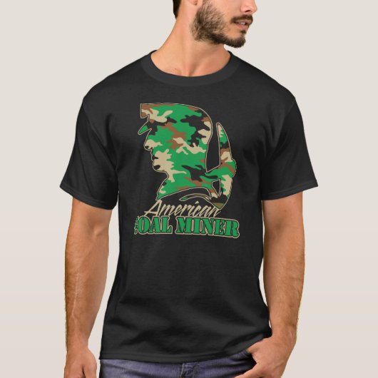 T-SHIRT MINEUR DE CHARBON CAMO (Devant)