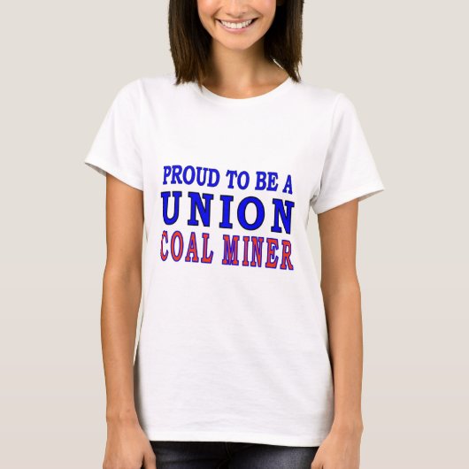 T-SHIRT MINEUR DE CHARBON UNION (Devant)