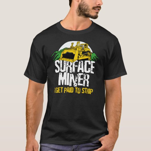 T-SHIRT MINEUR DE SURFACE (Devant)