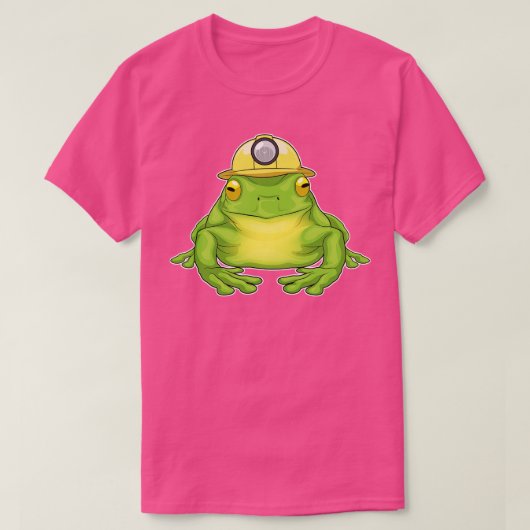 T-shirt Mineur d'exploitation de grenouille (Design devant)