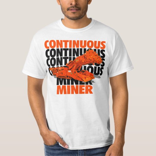 T-shirt mineuse continue (Devant)