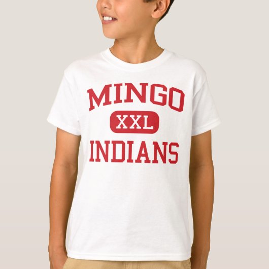 T-shirt Mingo - Indiens - Moyen - Mingo Junction Ohio (Devant)