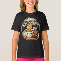 Mini Amoureux du Café Filles Mignonnes Cadeau Café