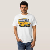 T-shirt Mini bus caricature (Devant entier)