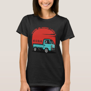 T-shirt Mini Camion Kei Car Japon Cabine Sur Compact 4wd H