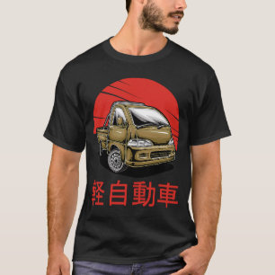 T-shirt Mini Camion Kei Voiture Japon cabine sur Compact 4