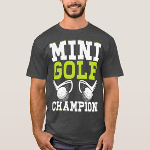 T-shirt Mini Champion De Golf T Chemise Pour Femmes Hommes
