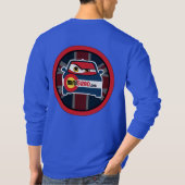 T-shirt Mini-chemise à long-coude Unisex (Dos)