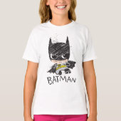 T-shirt Mini classique Batman Sketch (Devant)