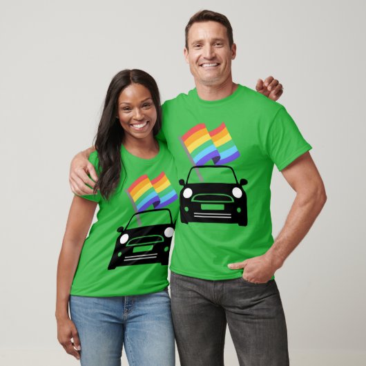 T-shirt MINI Cooper Pride Version 1 funny (Unisexe)