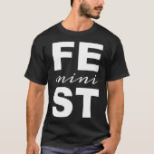 T-shirt mini féministe (Devant)