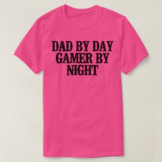 T-shirt Mini Funny Dad By Day Gamer By Night127 (Design devant)