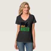T-shirt Mini Golf Master Golf Player Golf Golf Ball Dri (Devant entier)