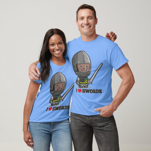 T-shirt Mini Knight I love swords friends (Unisexe)