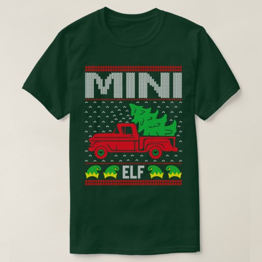 T-shirt Mini laide pull de Noël (Design devant)